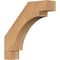 Ekena Millwork 3 1/2"W x 16"D x 16"H Merced Smooth Knee Brace, Western Red Cedar BRC04X16X16MRC00SWR - alternate 1